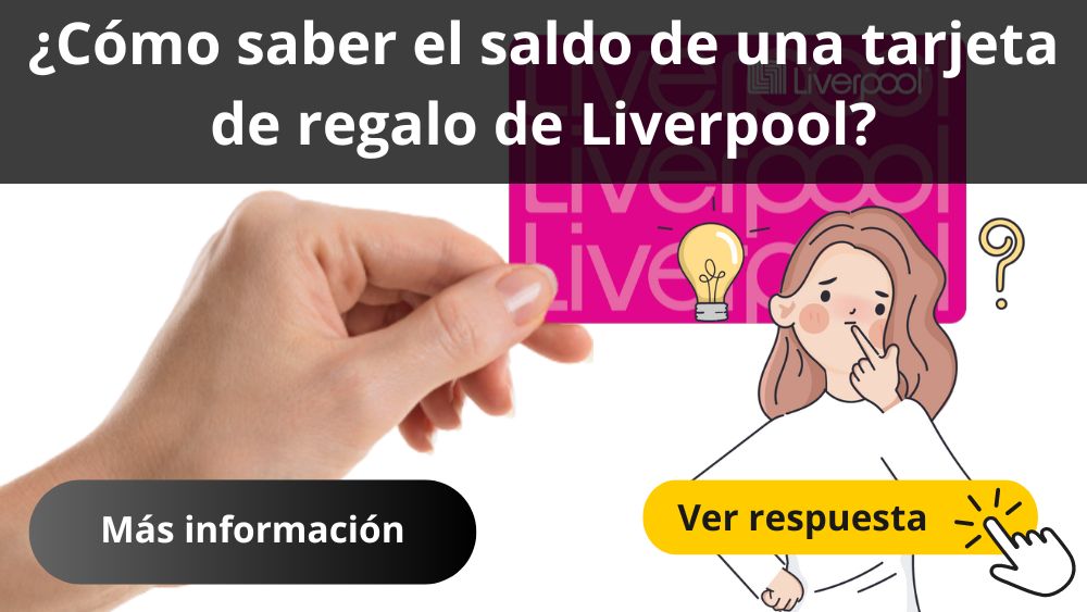Pagar LIVERPOOL tarjeta – Lugares y medios de pago - Como saber el saldo de una tarjeta de regalo de Liverpool Como saber el saldo de una tarjeta de regalo de Liverpool 2025