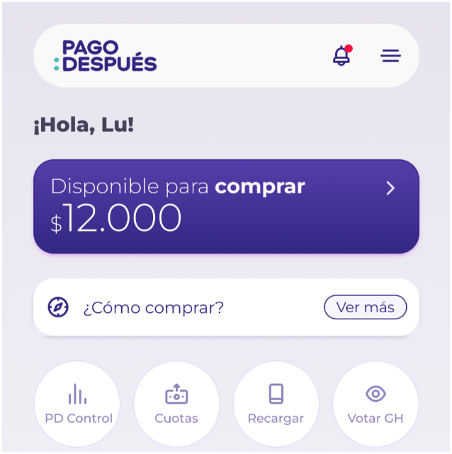 pago despues simulador 2026